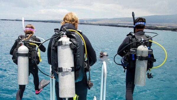Open water scuba instructor
